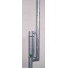 Base abbattibile per antenna verticali  o  V (affiancata)