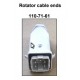 Conector del rotor  PST-61-71D (DC motor)